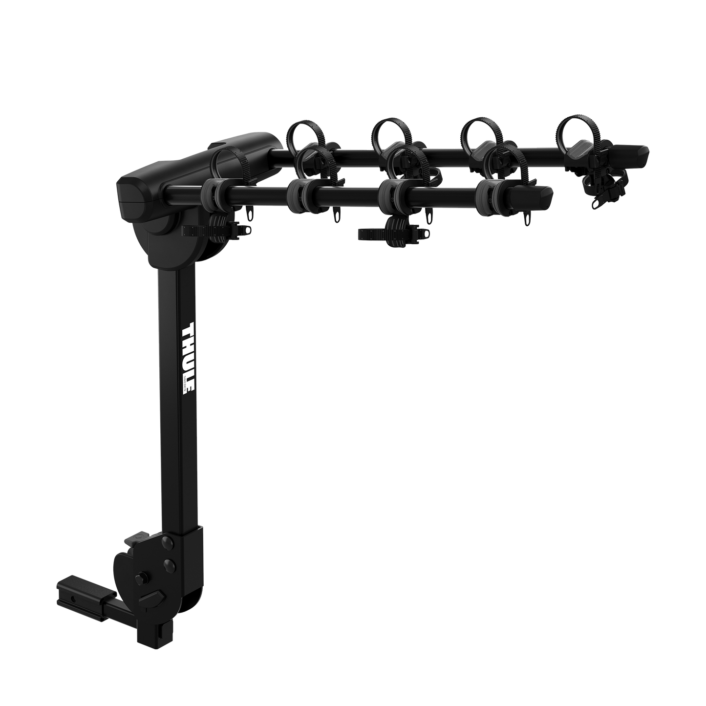 4-bike hitch bike rack black