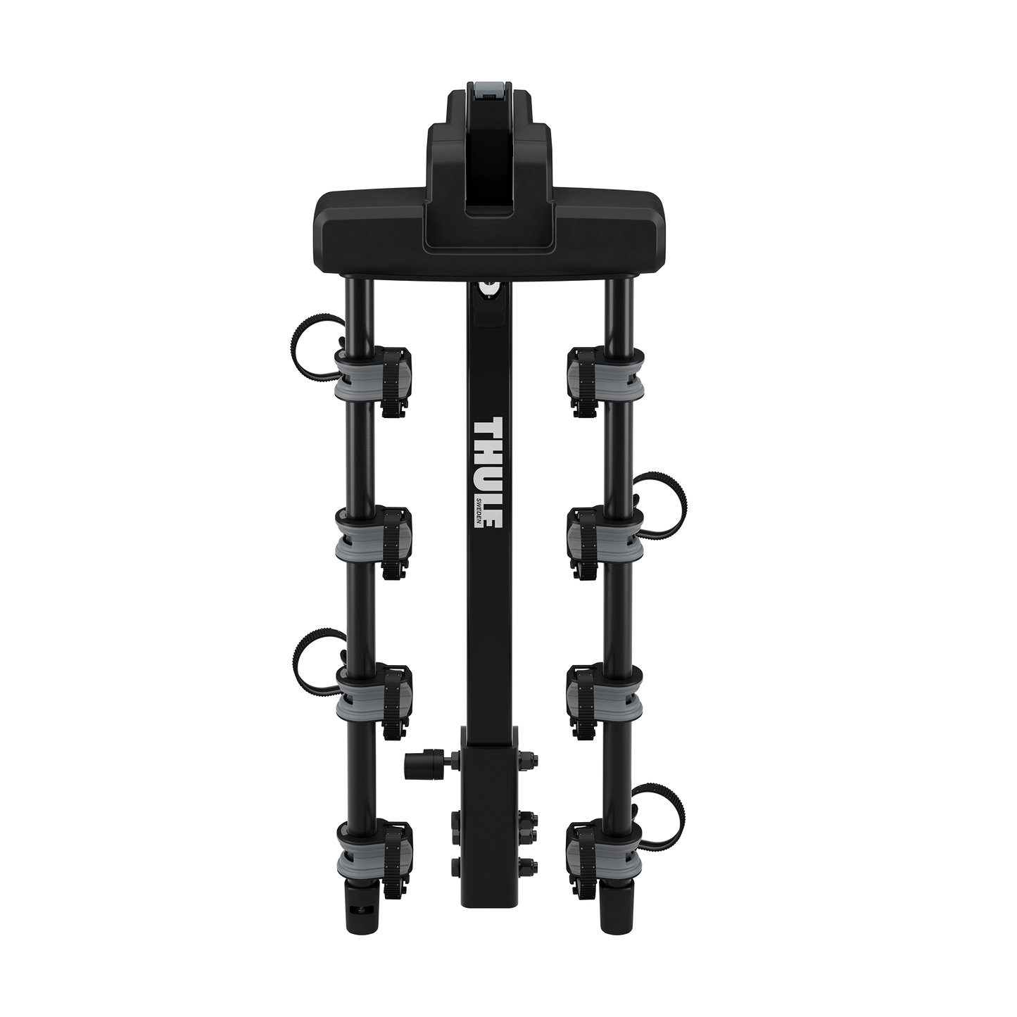 4-bike hanging RV bike rack black