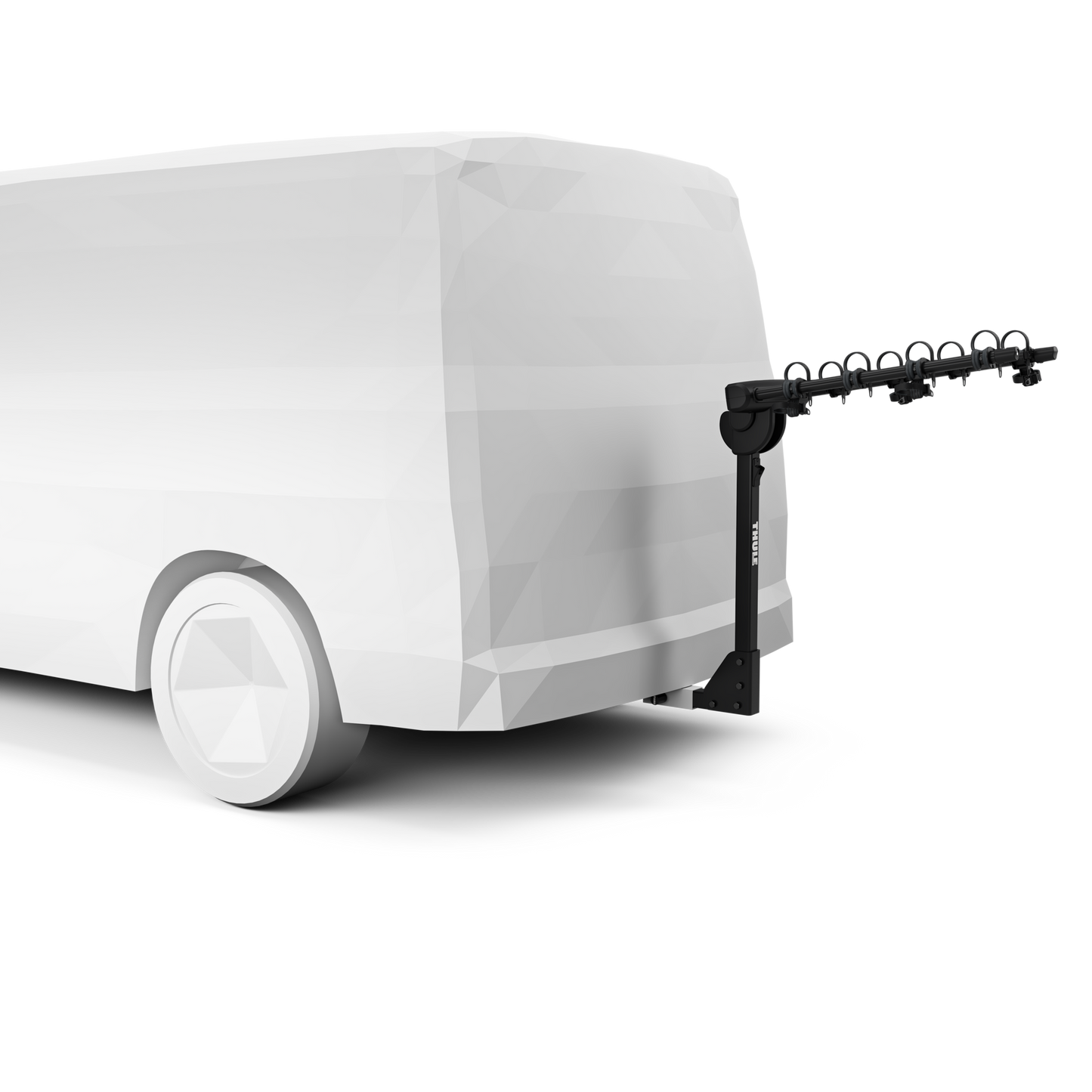 4-bike hanging RV bike rack black