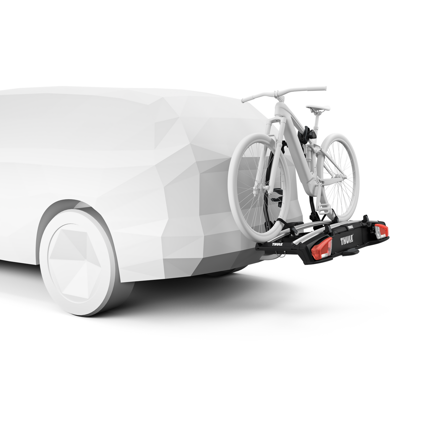 2-bike platform towbar bike rack black/aluminium