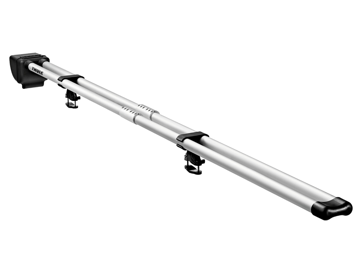 fly-fishing rod carrier 2-rod silver