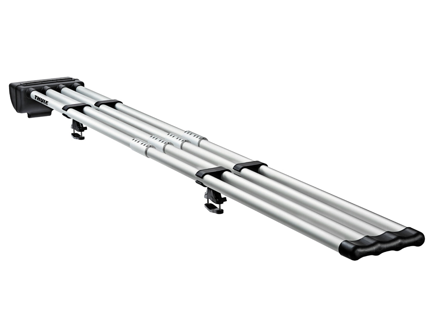 fly-fishing rod carrier 4-rod silver