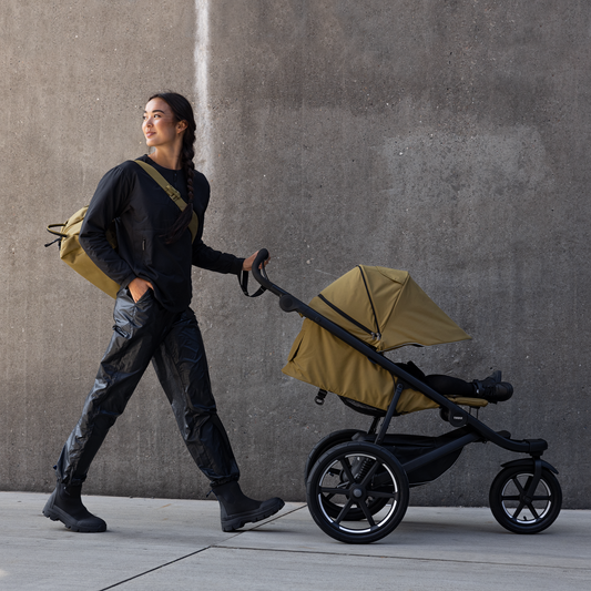 all-terrain stroller nutria green