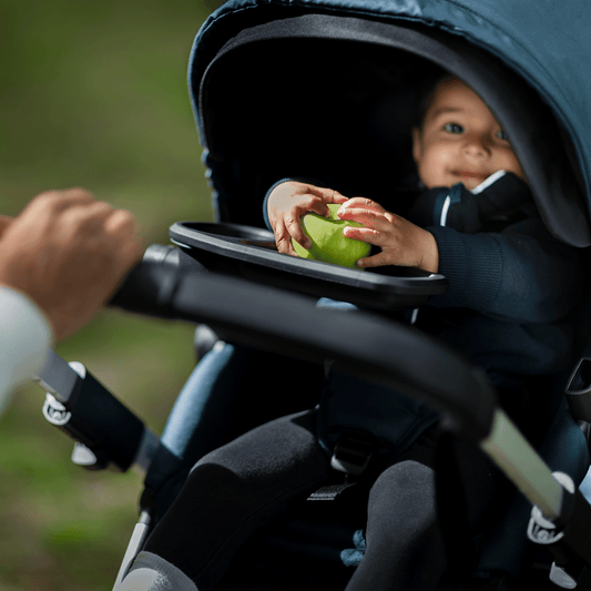 city stroller aluminium/gray melange