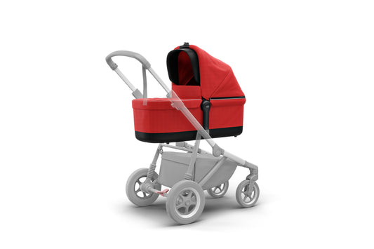 bassinet aluminium/energy red