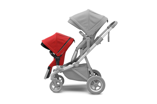 sibling seat aluminium/energy red