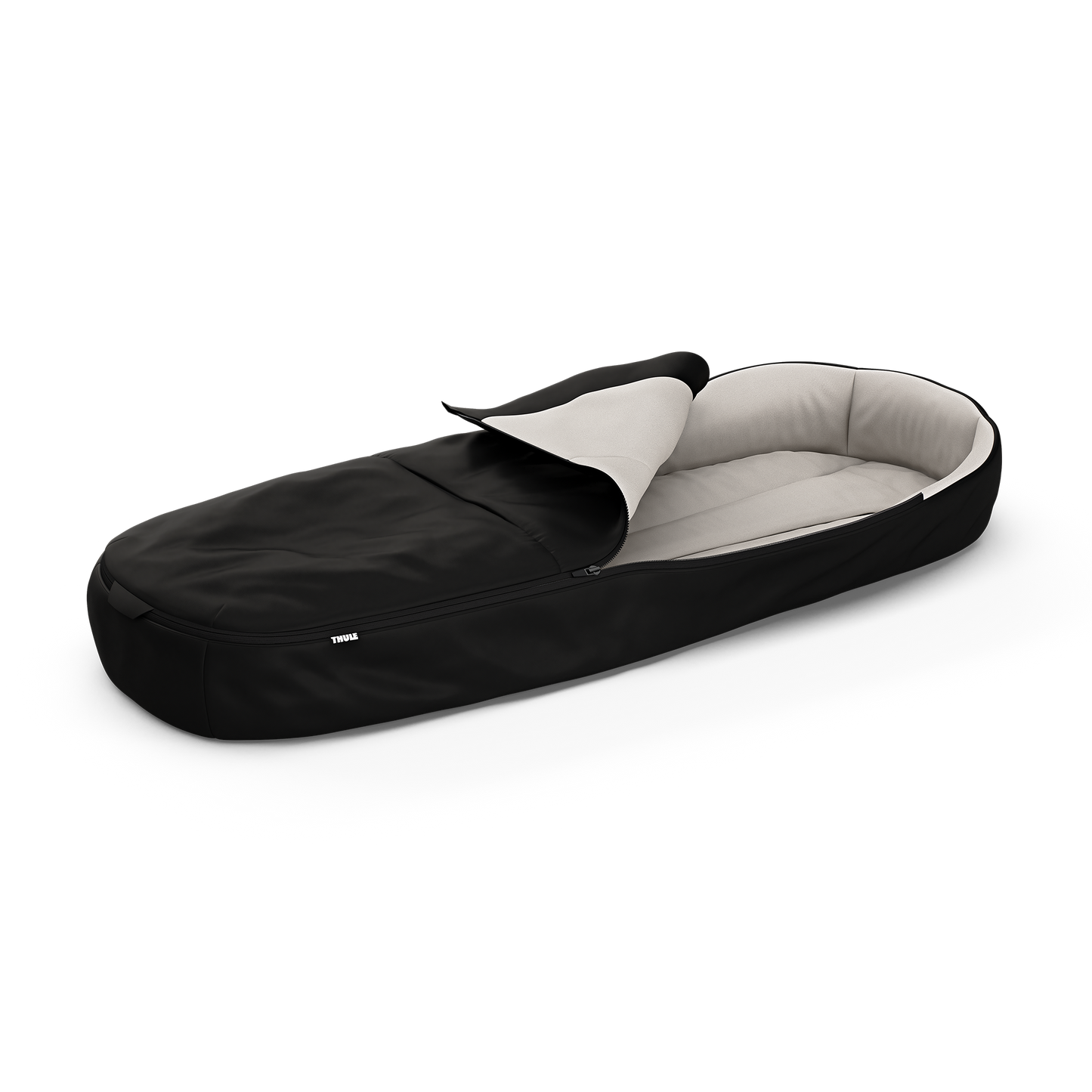 stroller footmuff black
