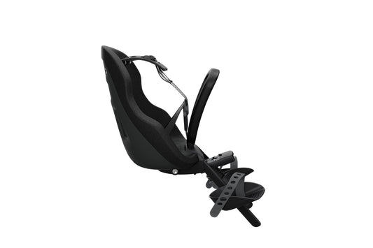 front mount child bike seat black midnight black