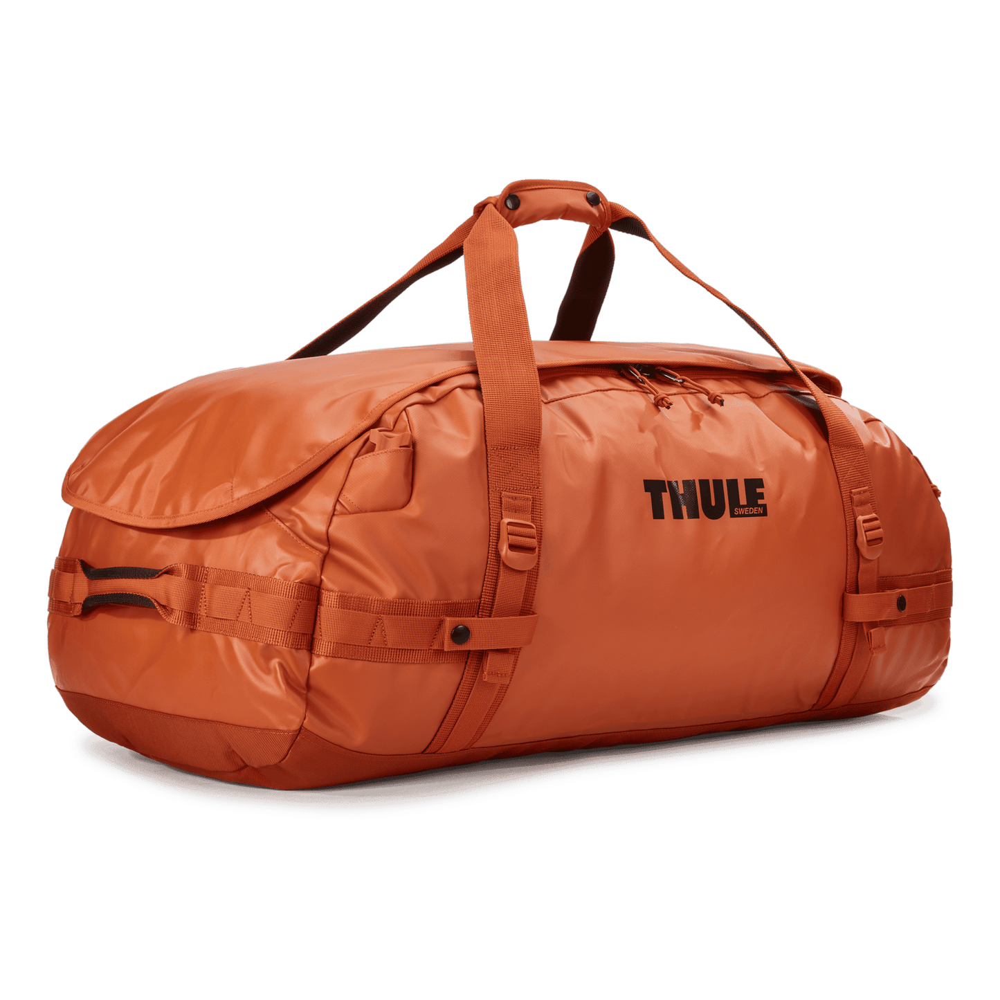 90L duffel bag autumnal orange