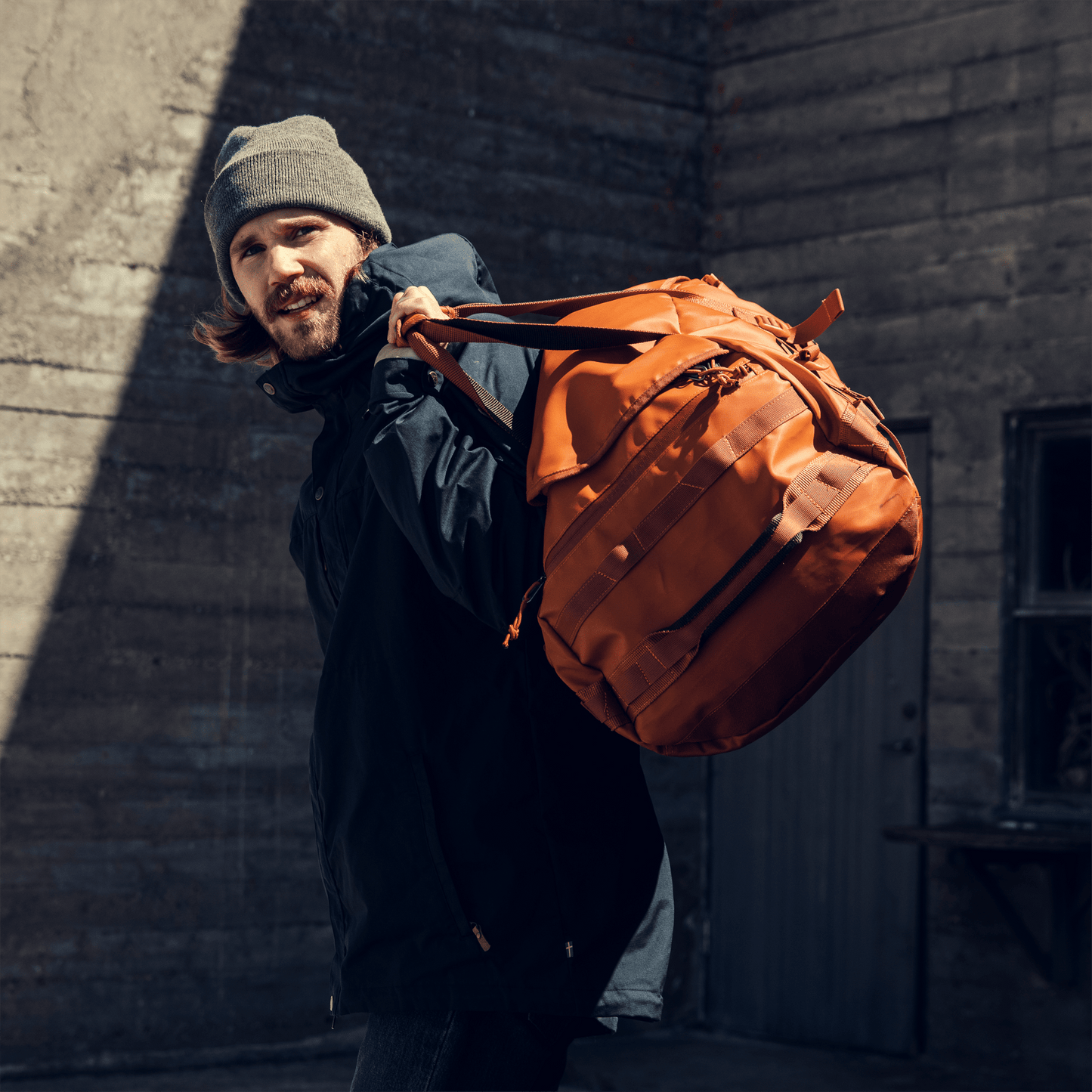130L duffel bag black