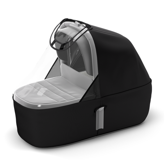 bassinet rain cover black