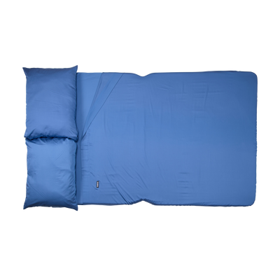 3-person sheets bedding blue