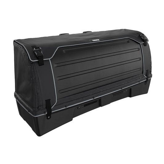 foldable towbar carrier cargo black
