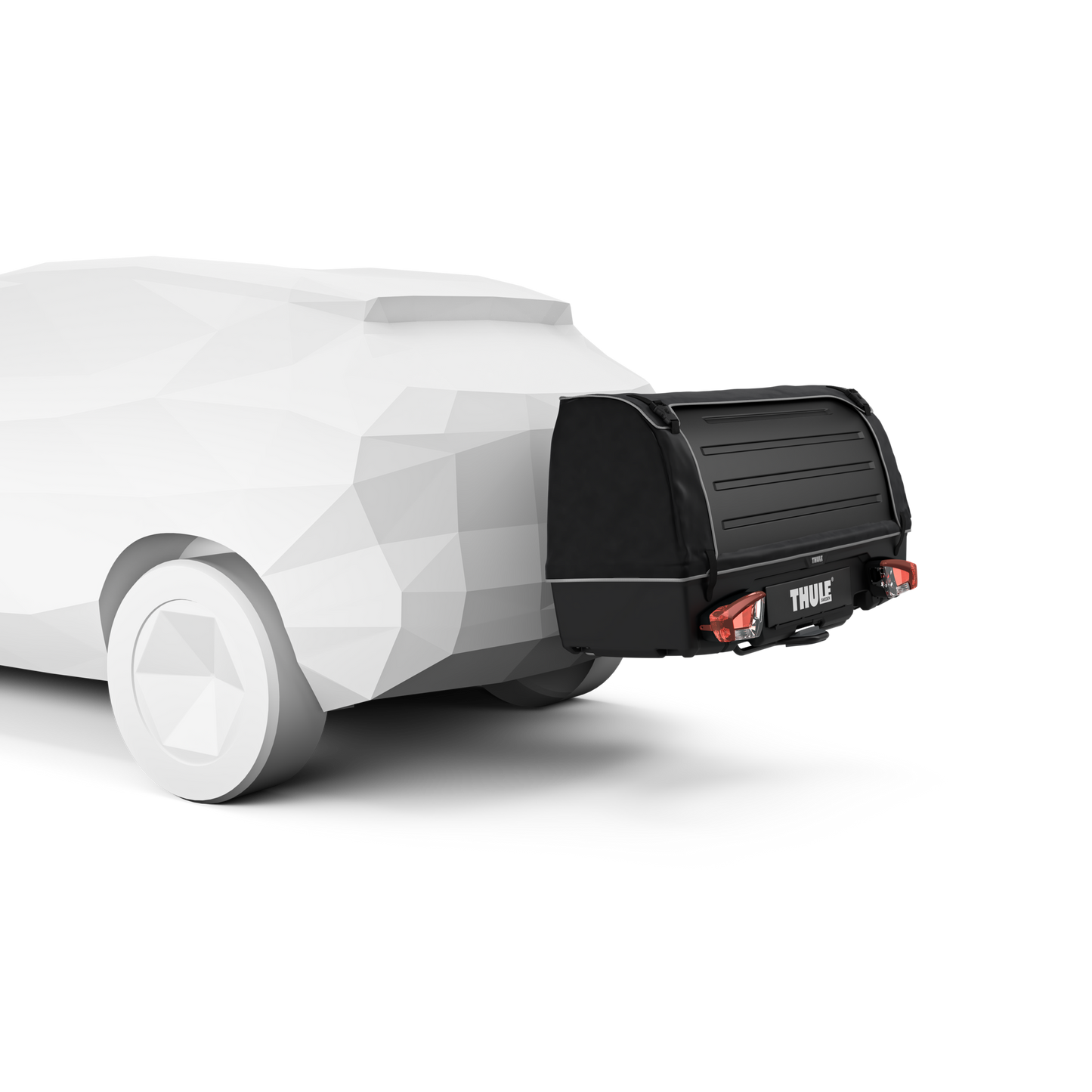 towbar cargo carrier black