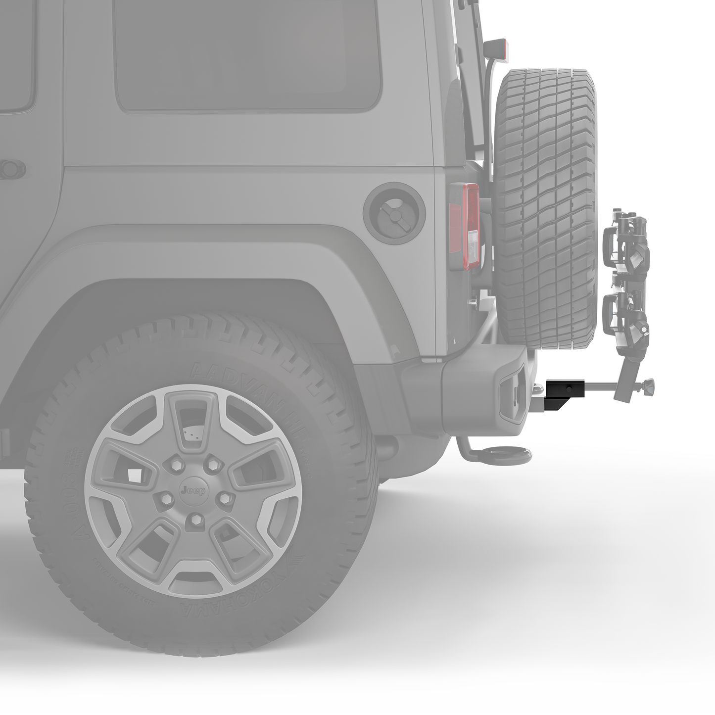 hitch extender black