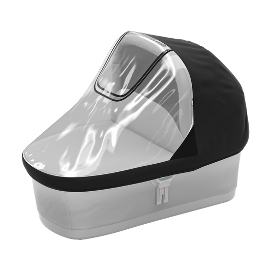 bassinet rain cover black
