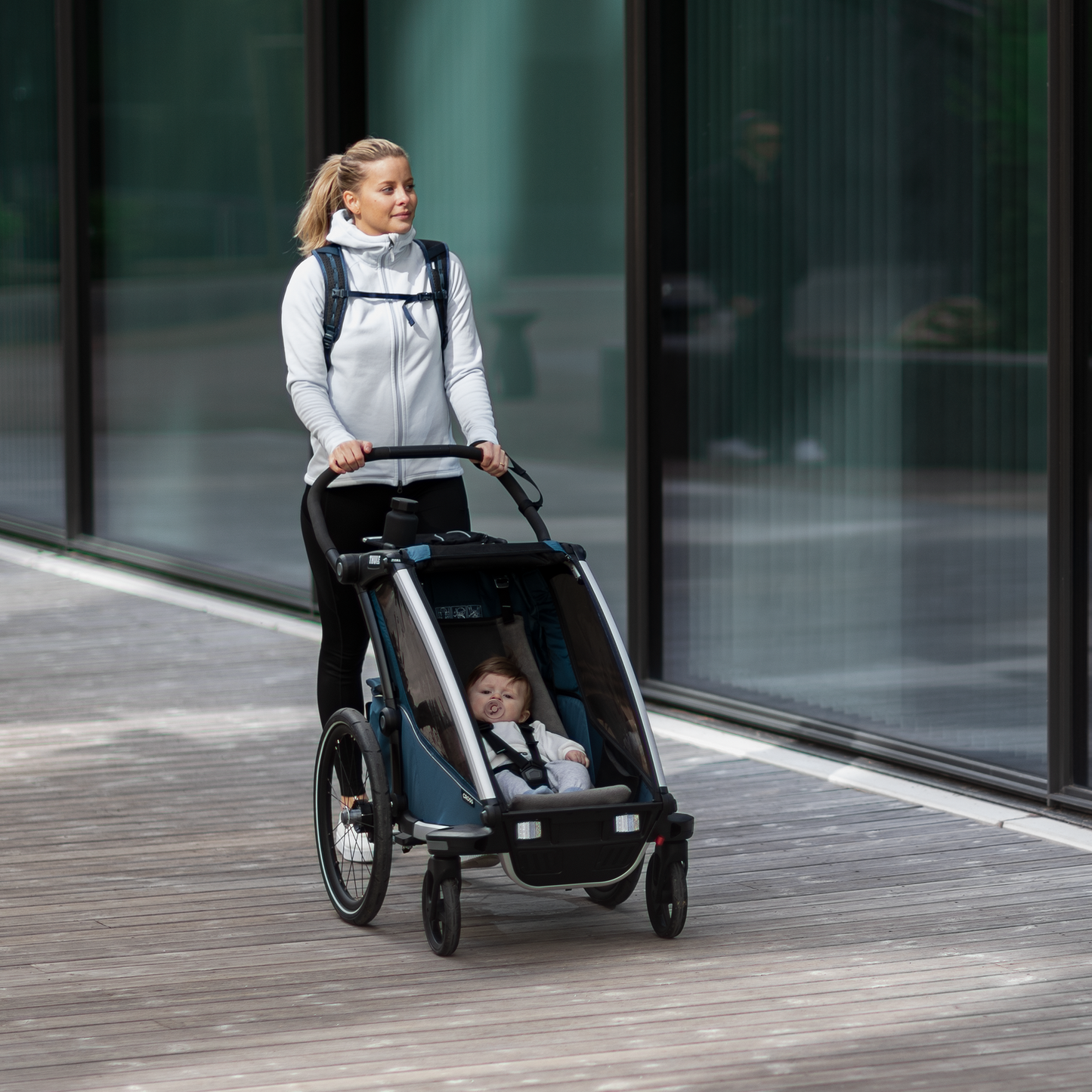 infant sling gray