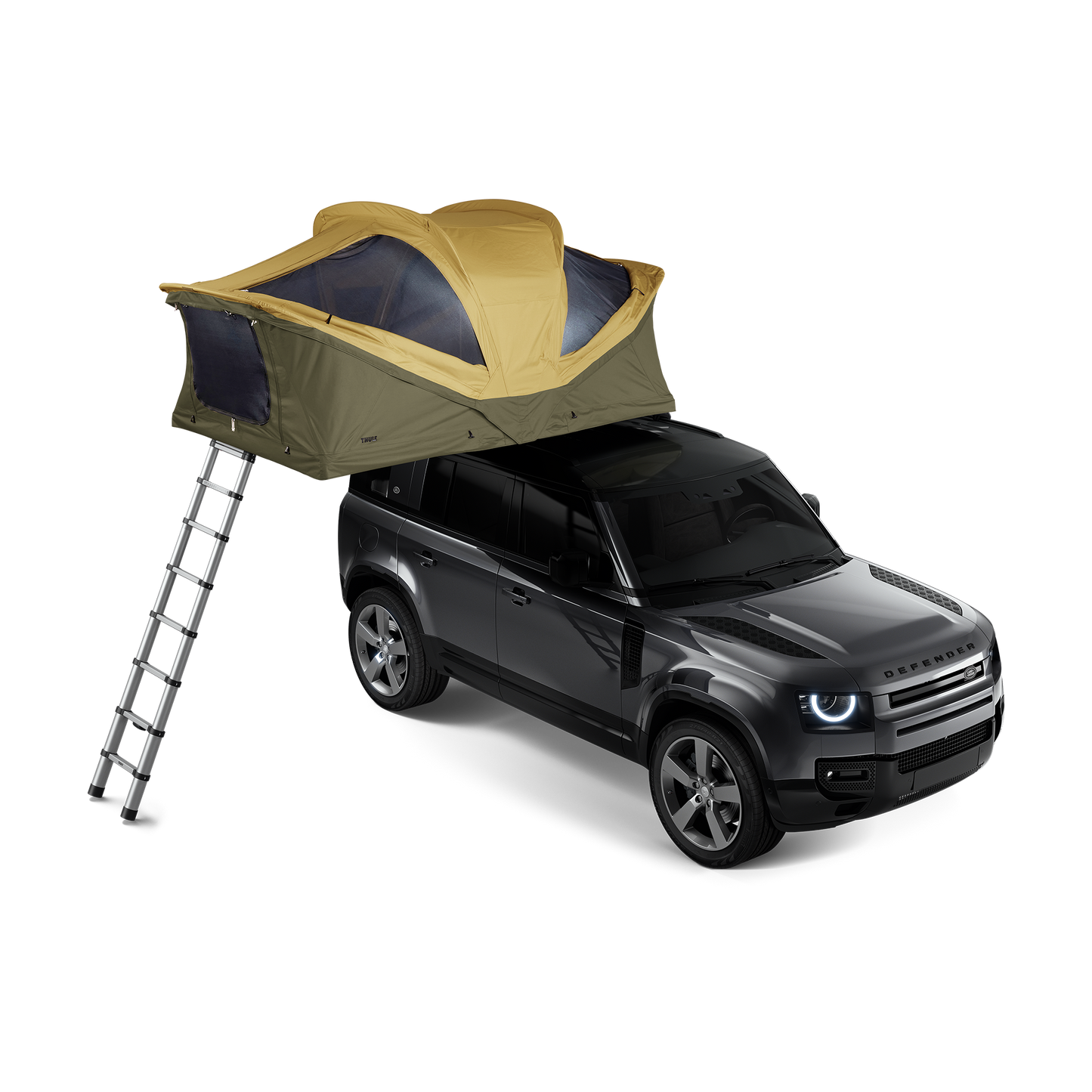 2-3 person roof top tent fennel tan