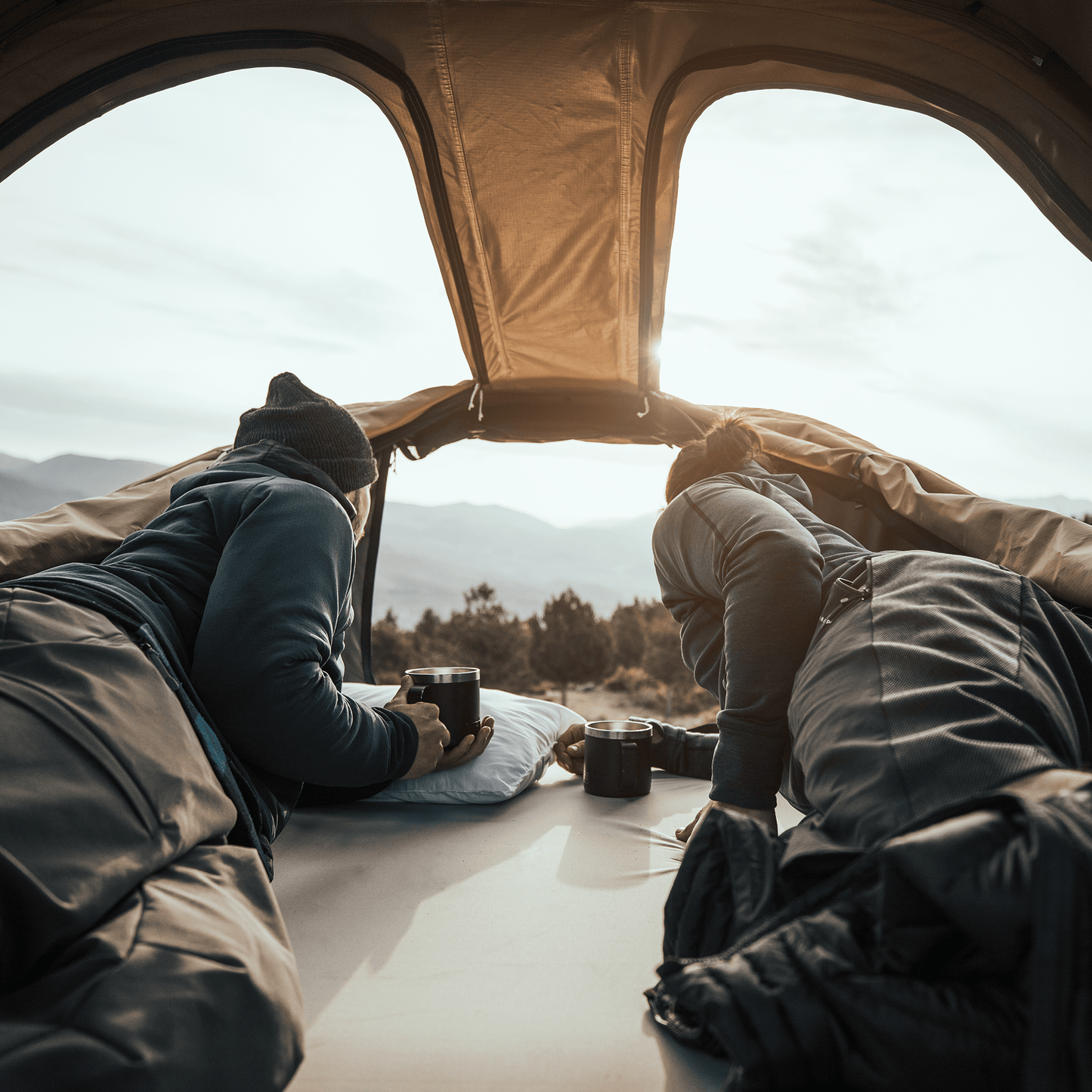 2-3 person roof top tent dark slate