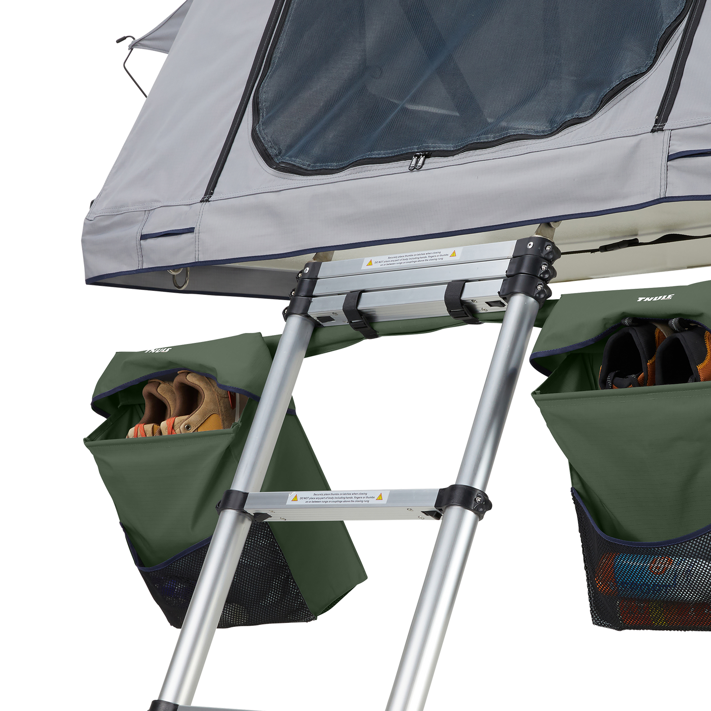 boot bag double agave green