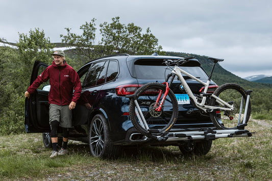 2-bike platform hitch bike rack aluminium