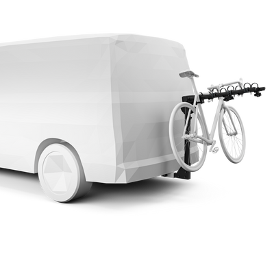 4-bike hanging RV bike rack black
