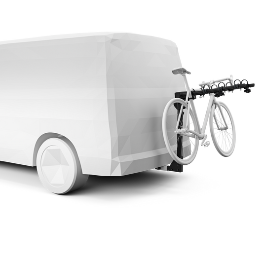 4-bike hanging RV bike rack black
