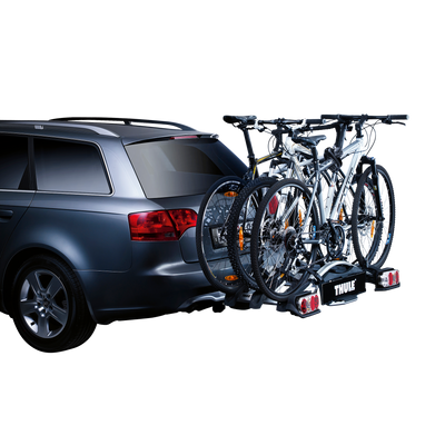 3-bike platform towbar bike rack 13-pin black/aluminium