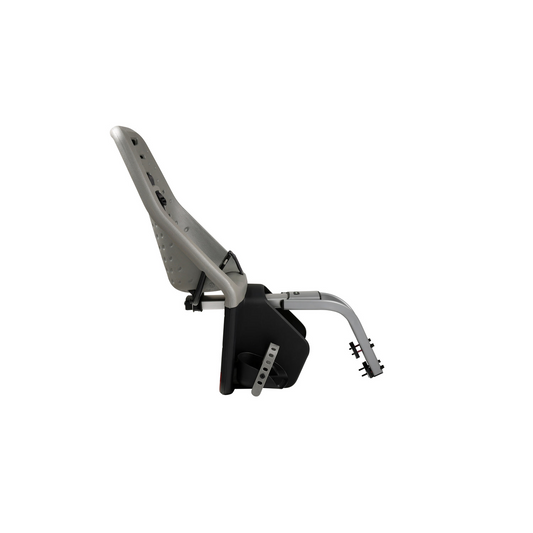 frame mount child bike seat silver